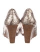 Donald Pliner Snakeskin Animal Print Pumps