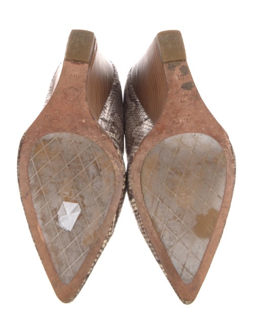 Donald Pliner Snakeskin Animal Print Pumps