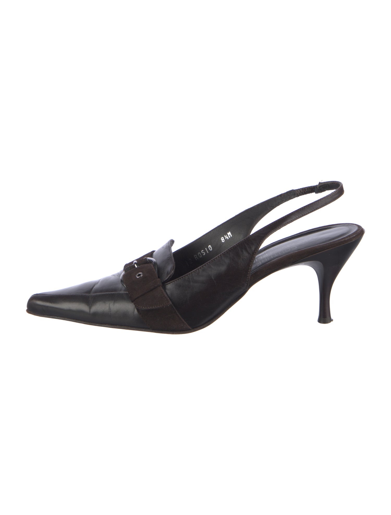 Donald Pliner Leather Slingback Pumps