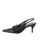 Donald Pliner Leather Slingback Pumps
