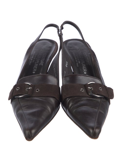 Donald Pliner Leather Slingback Pumps
