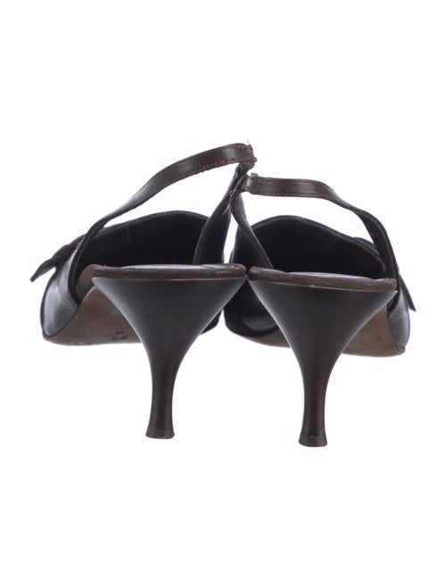 Donald Pliner Leather Slingback Pumps