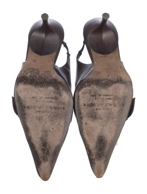 Donald Pliner Leather Slingback Pumps