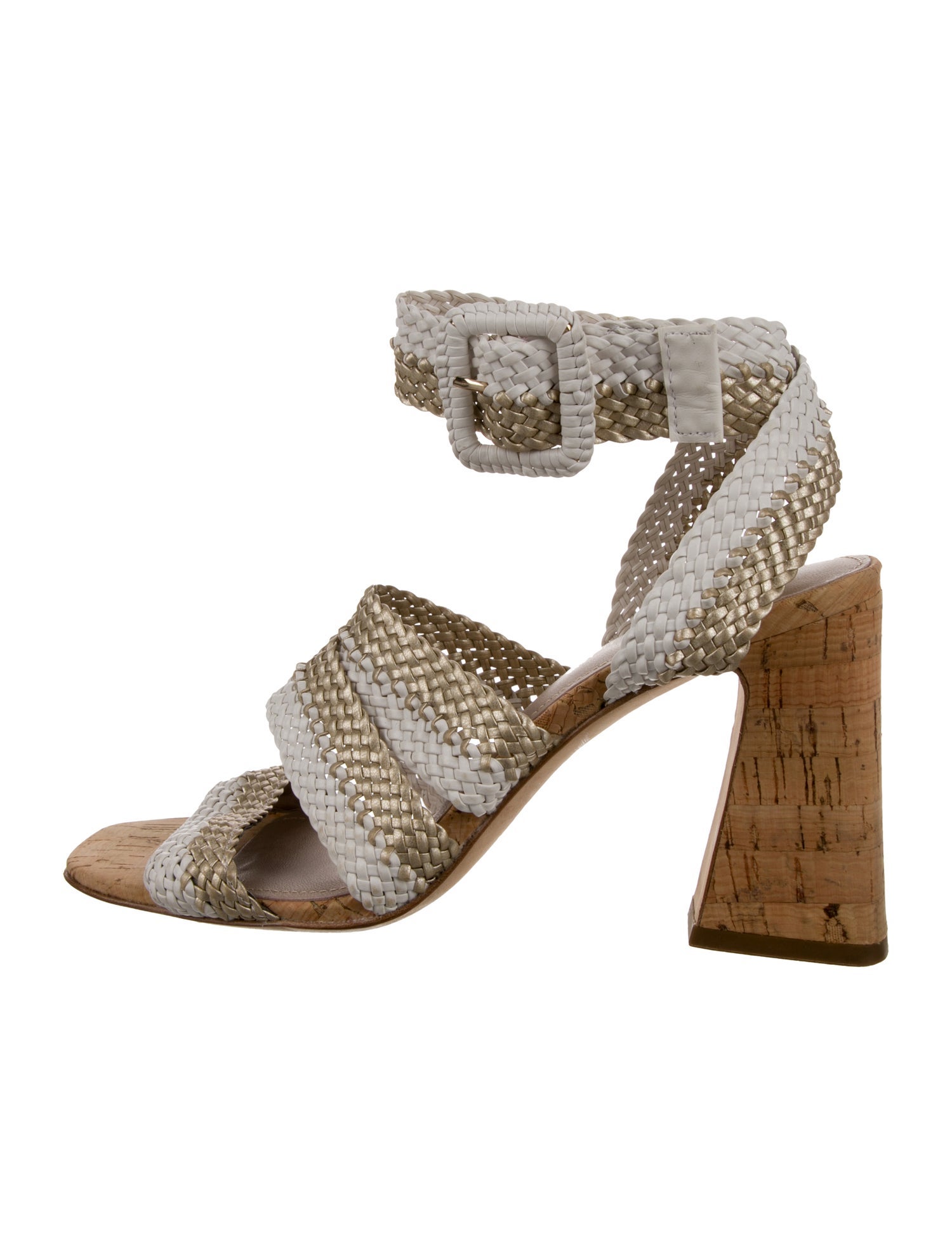 Donald Pliner Leather Animal Print Sandals