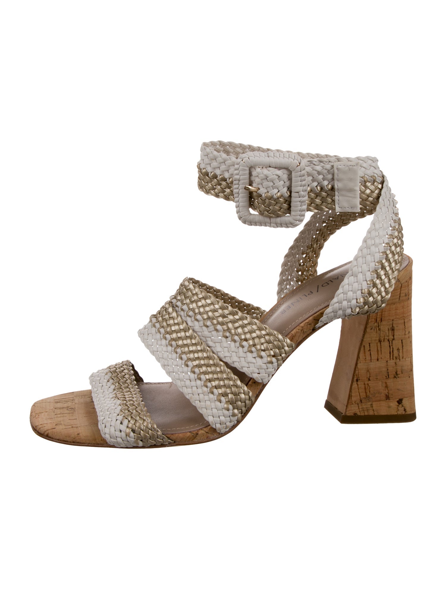 Donald Pliner Leather Animal Print Sandals