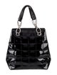 Donald Pliner Patent Leather Top Handle Bag
