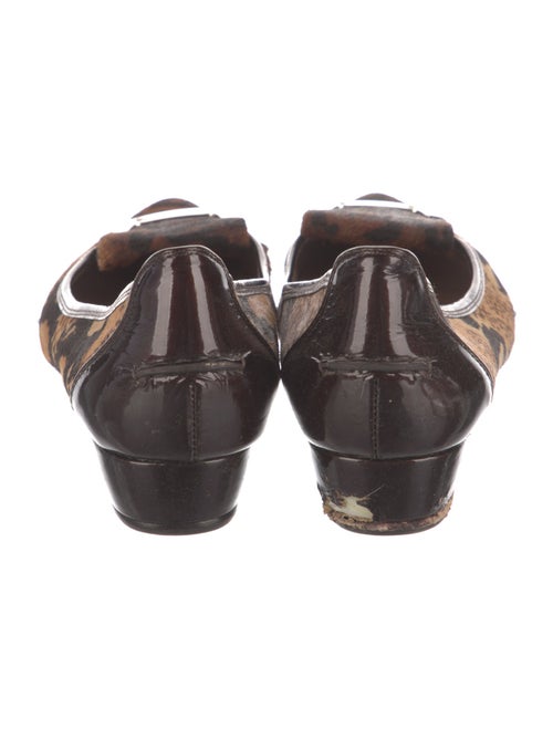 Donald Pliner Ponyhair Animal Print Flats