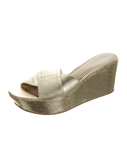 Donald Pliner Leather Slides
