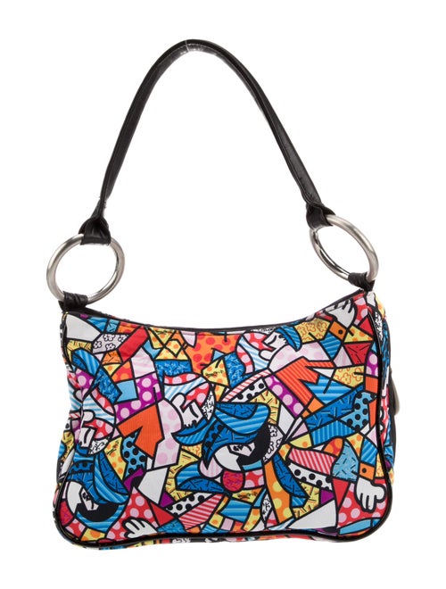 Donald Pliner Neoprene Shoulder Bag