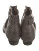 Donald Pliner Embossed Leather Patterned Western Boots