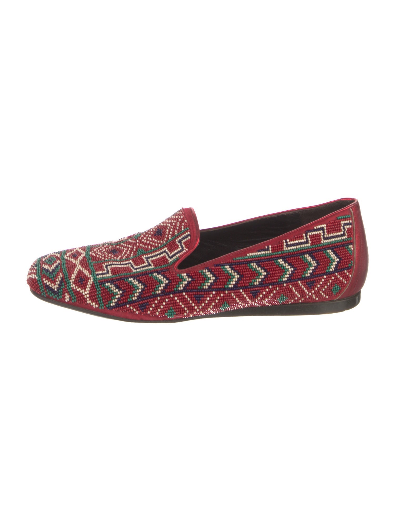 Donald Pliner Leather Printed Loafers