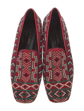 Donald Pliner Leather Printed Loafers