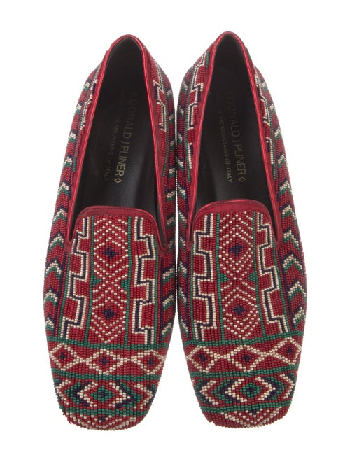 Donald Pliner Leather Printed Loafers