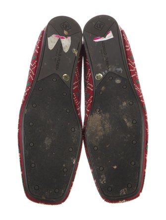 Donald Pliner Leather Printed Loafers