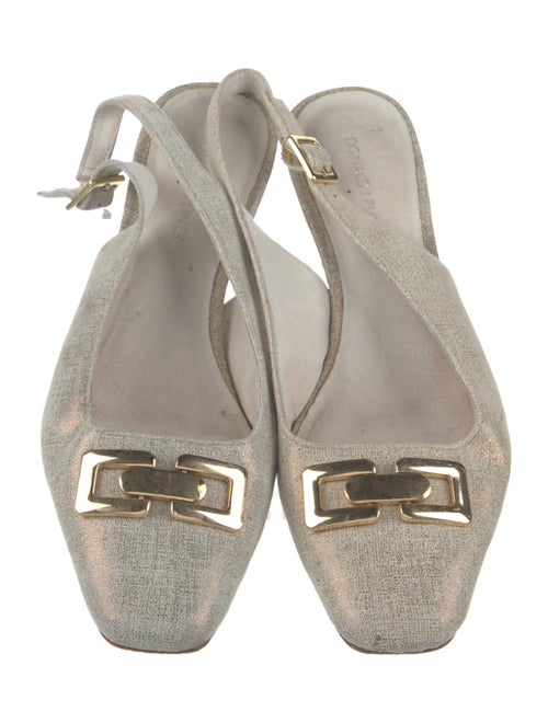 Donald Pliner Leather Slingback Pumps