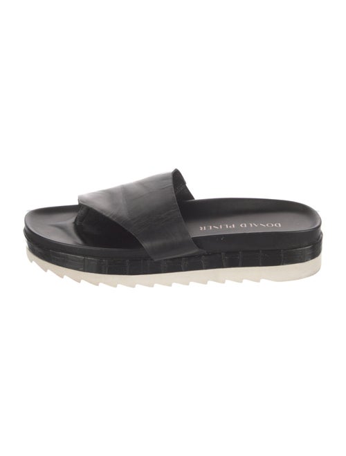 Donald Pliner Leather Slides
