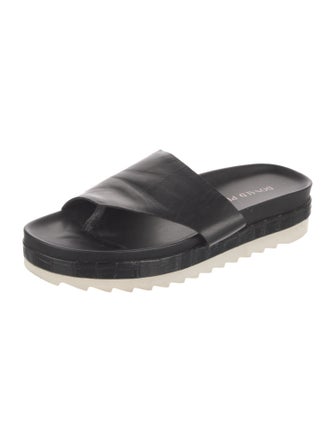 Donald Pliner Leather Slides