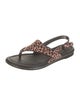 Donald Pliner Ponyhair Animal Print Slingback Sandals