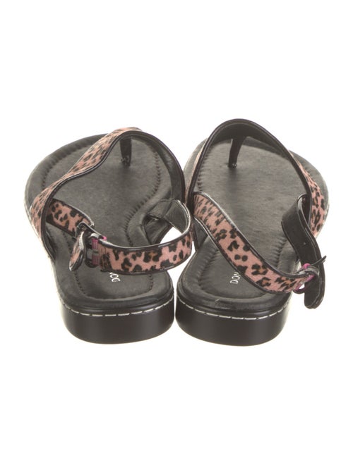 Donald Pliner Ponyhair Animal Print Slingback Sandals