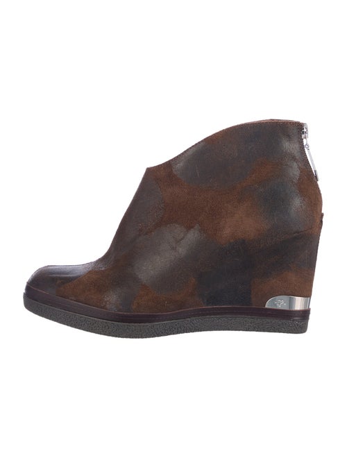Donald Pliner Suede Animal Print Boots