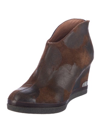 Donald Pliner Suede Animal Print Boots
