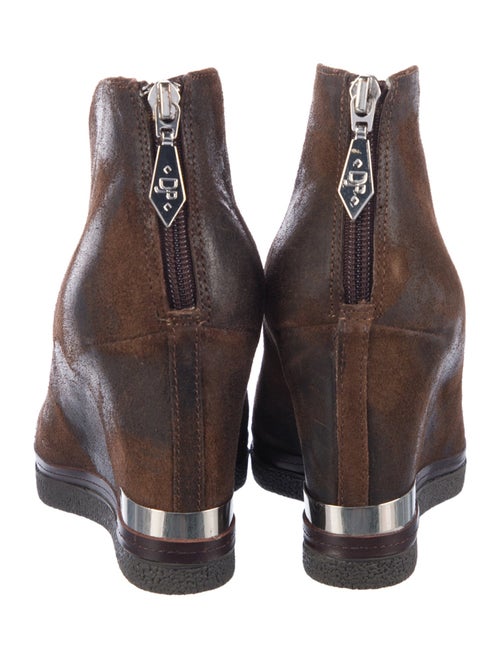 Donald Pliner Suede Animal Print Boots