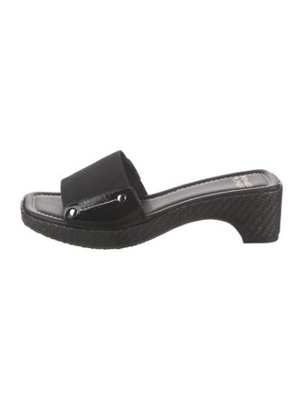 Donald Pliner Leather Slides