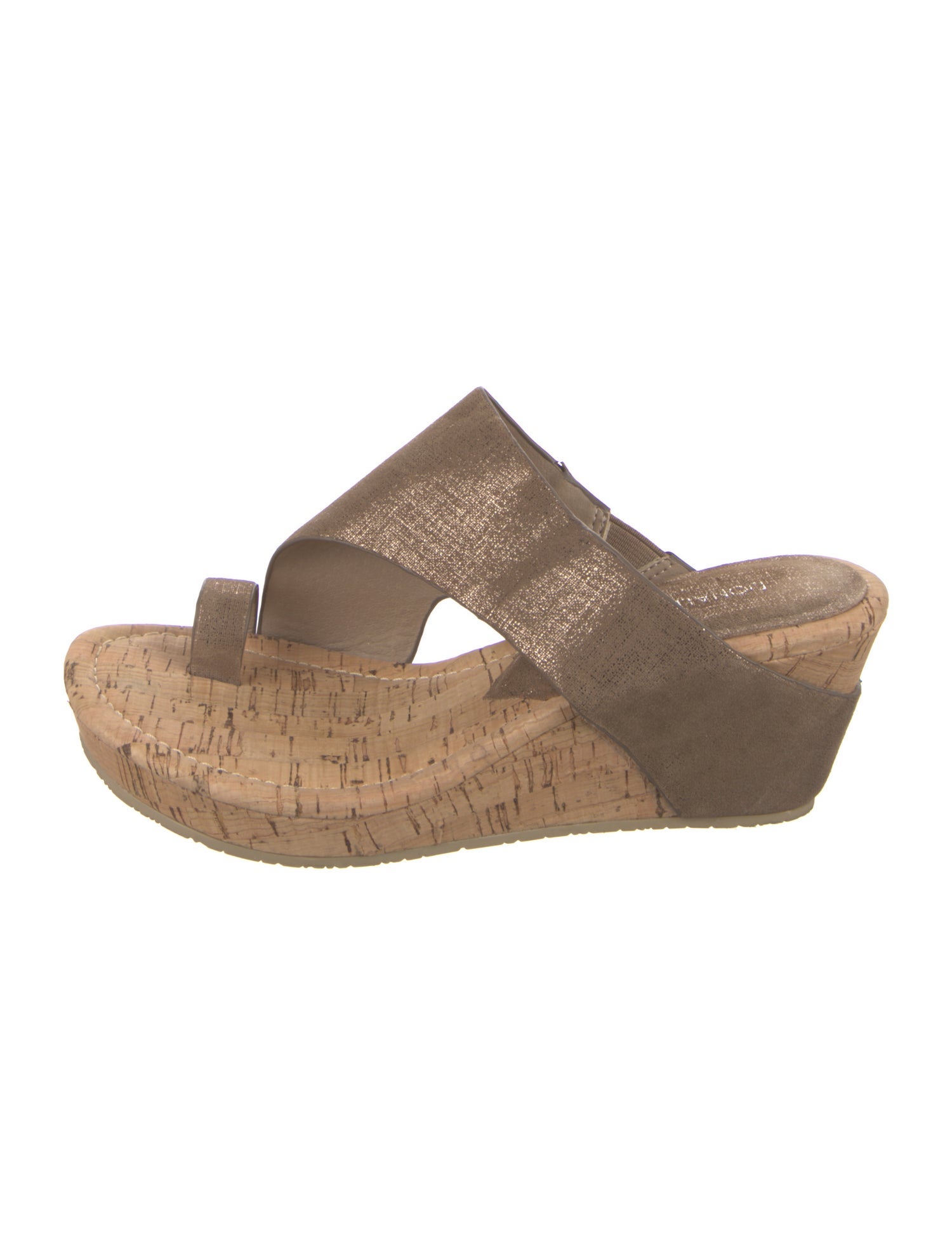 Donald Pliner Suede Slides