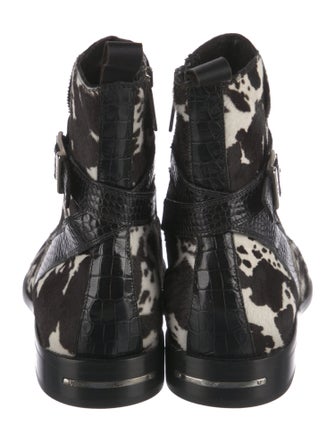 Donald Pliner Ponyhair Animal Print Boots