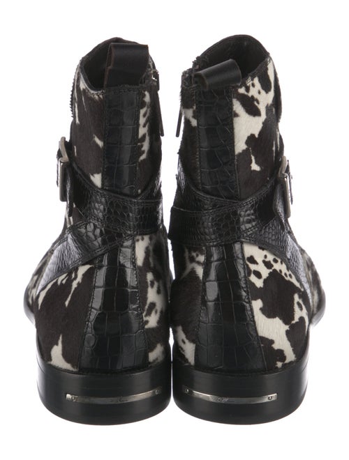 Donald Pliner Ponyhair Animal Print Boots