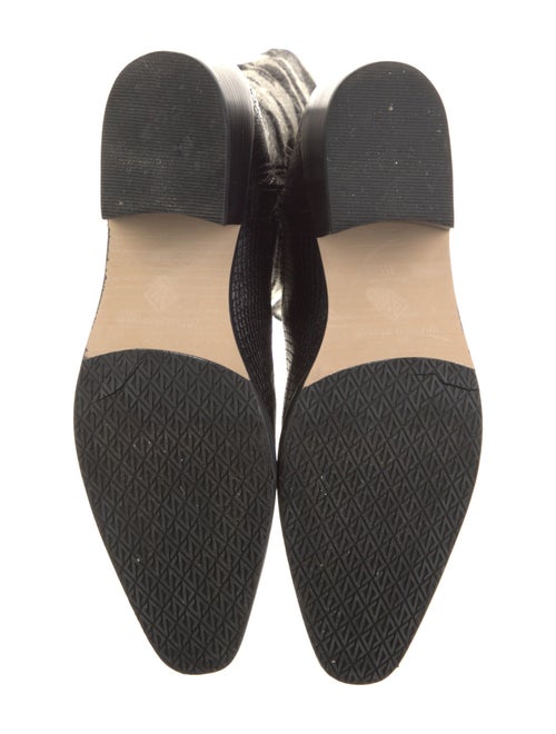 Donald Pliner Ponyhair Animal Print Western Boots