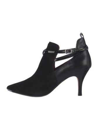 Donald Pliner Suede D'Orsay Pumps