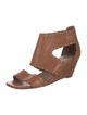 Donald Pliner Leather Whipstitch Trim Sandals