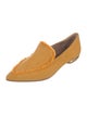Donald Pliner Suede Fringe Trim Accent Loafers