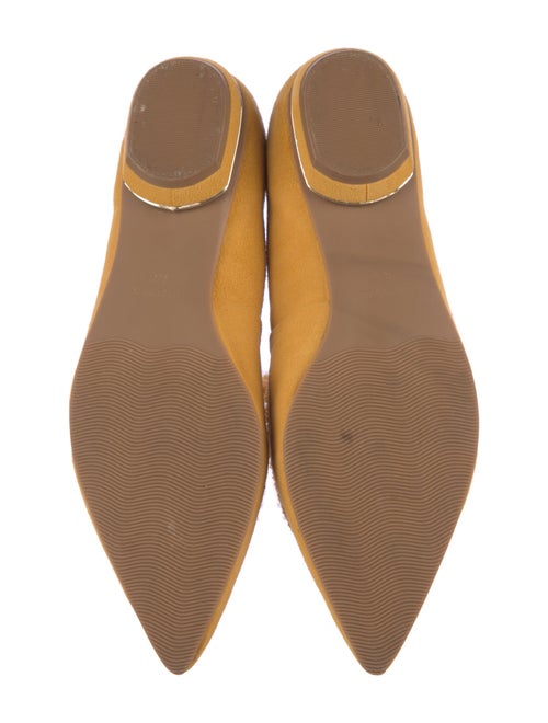 Donald Pliner Suede Fringe Trim Accent Loafers