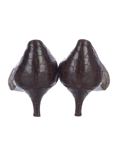 Donald Pliner Suede Animal Print Pumps