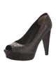 Donald Pliner Embossed Leather Pumps