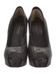 Donald Pliner Embossed Leather Pumps
