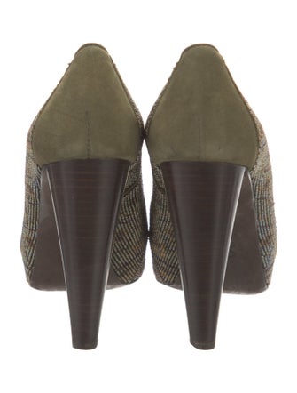 Donald Pliner Suede Beaded Accents Pumps