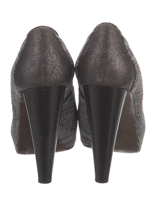 Donald Pliner Leather Beaded Accents Pumps