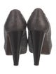 Donald Pliner Leather Beaded Accents Pumps