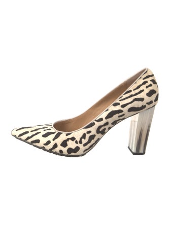 Donald Pliner Ponyhair Animal Print Pumps
