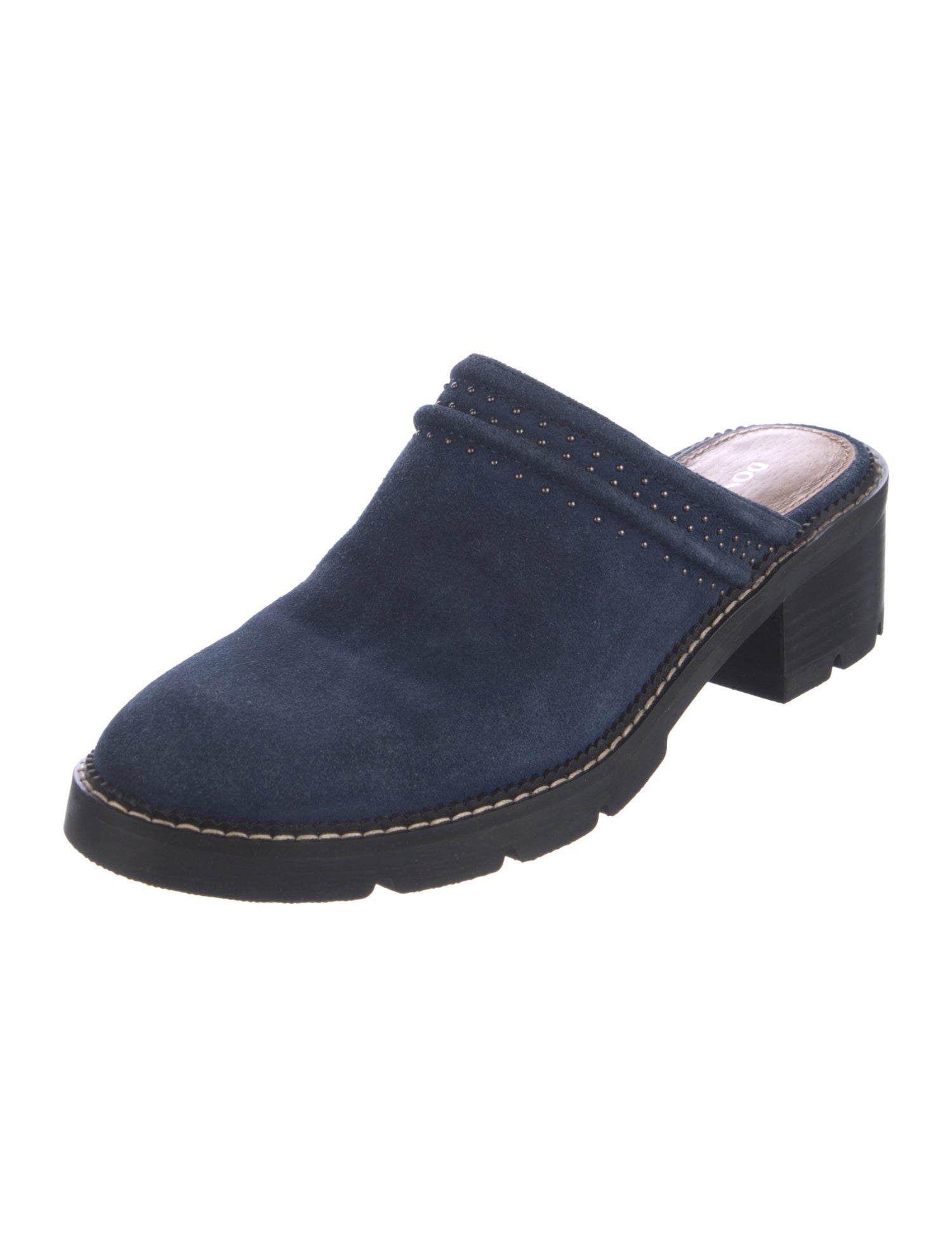 Donald Pliner Suede Slides