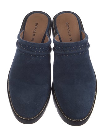 Donald Pliner Suede Slides