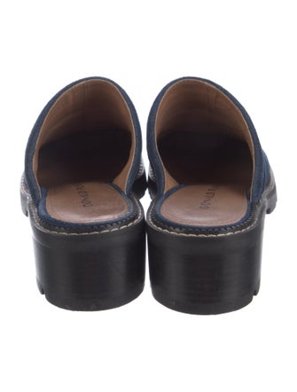 Donald Pliner Suede Slides