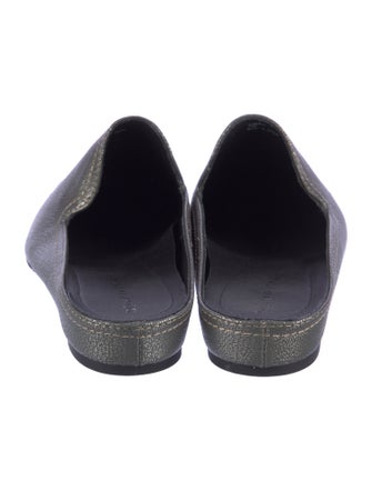 Donald Pliner Leather Mules