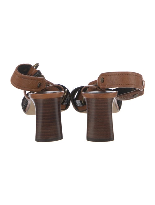 Donald Pliner Ponyhair Animal Print Sandals