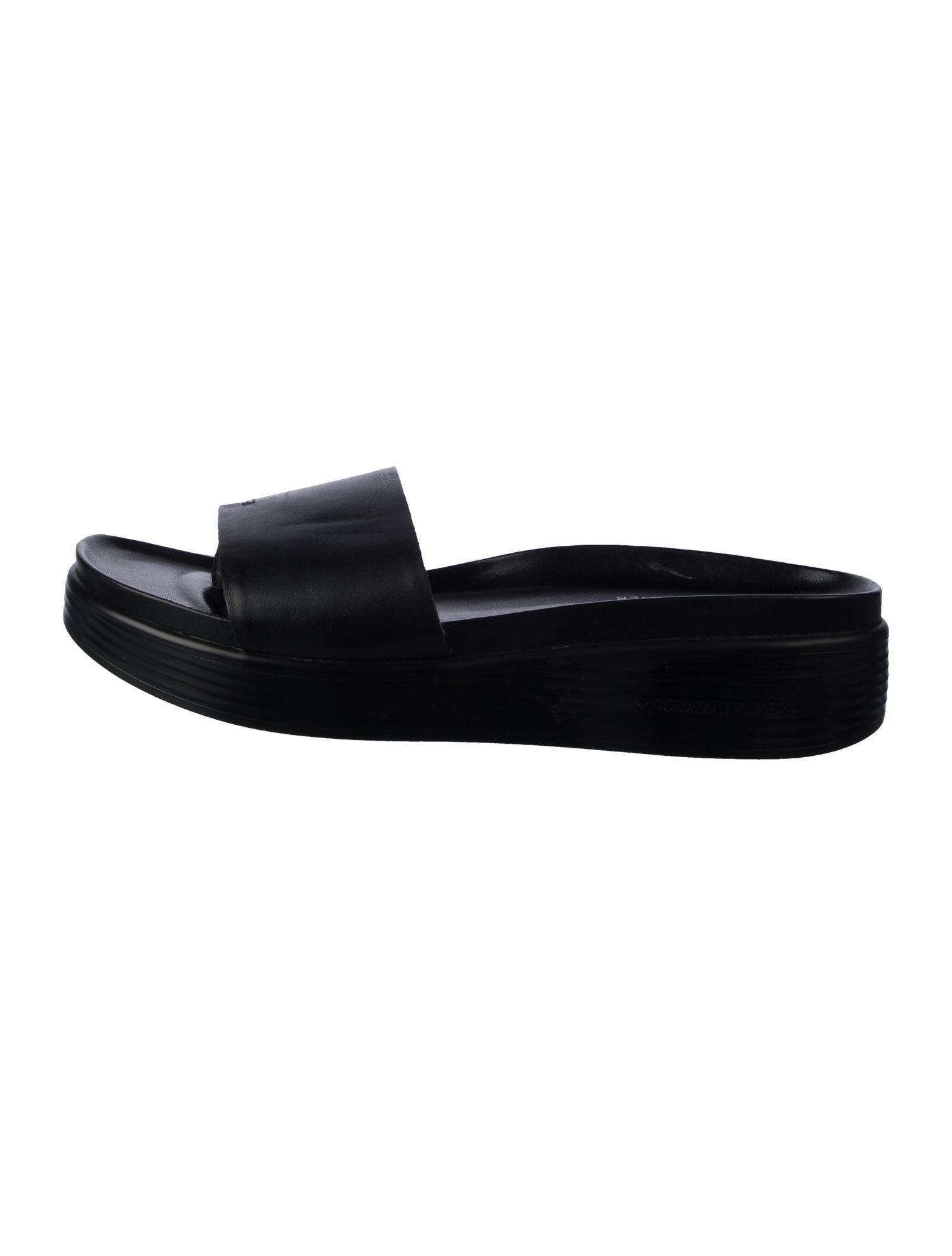 Donald Pliner Leather Slides