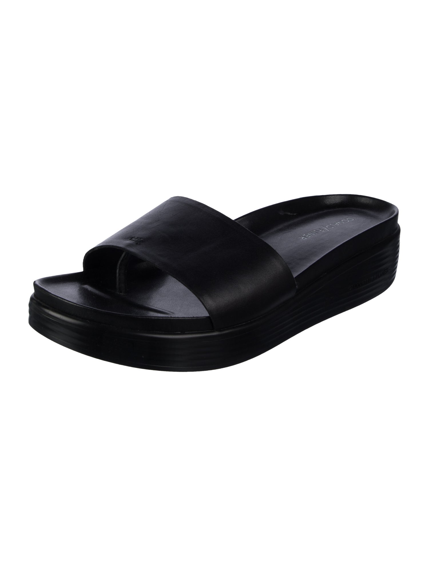 Donald Pliner Leather Slides