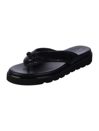 Donald Pliner Leather Slides